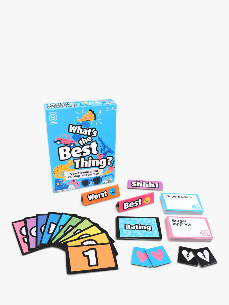 Big Potato party game What's The Best Thing - British product