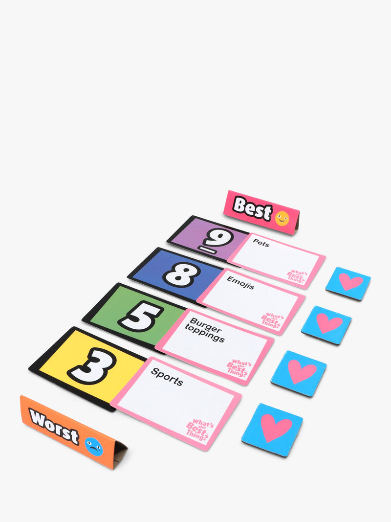 Big Potato party game What's The Best Thing - British product