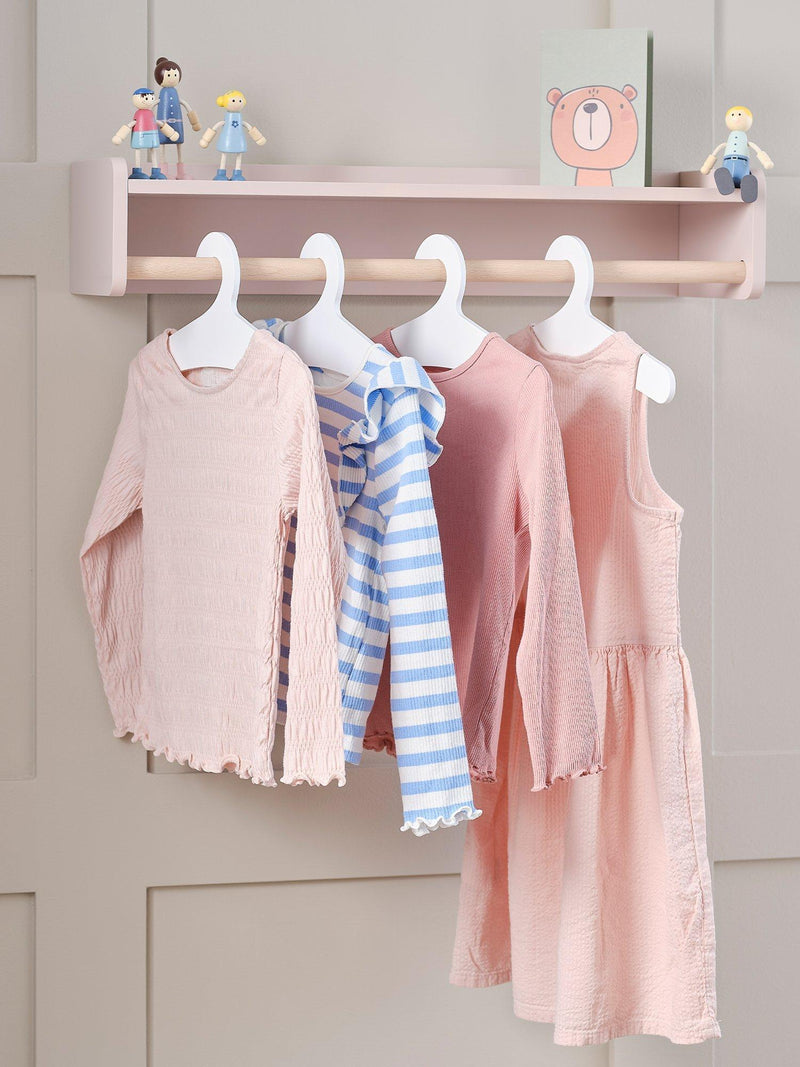 Great Little Trading Co children's clothes rail with shelf, imported from the UK