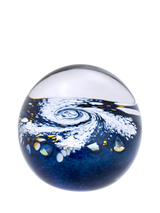 John Lewis Caithness Glass Abstract Space Milky Way Paperweight, Blue- Buy online at McGrocer