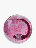 Caithness glass heart paperweight 50mm - British product