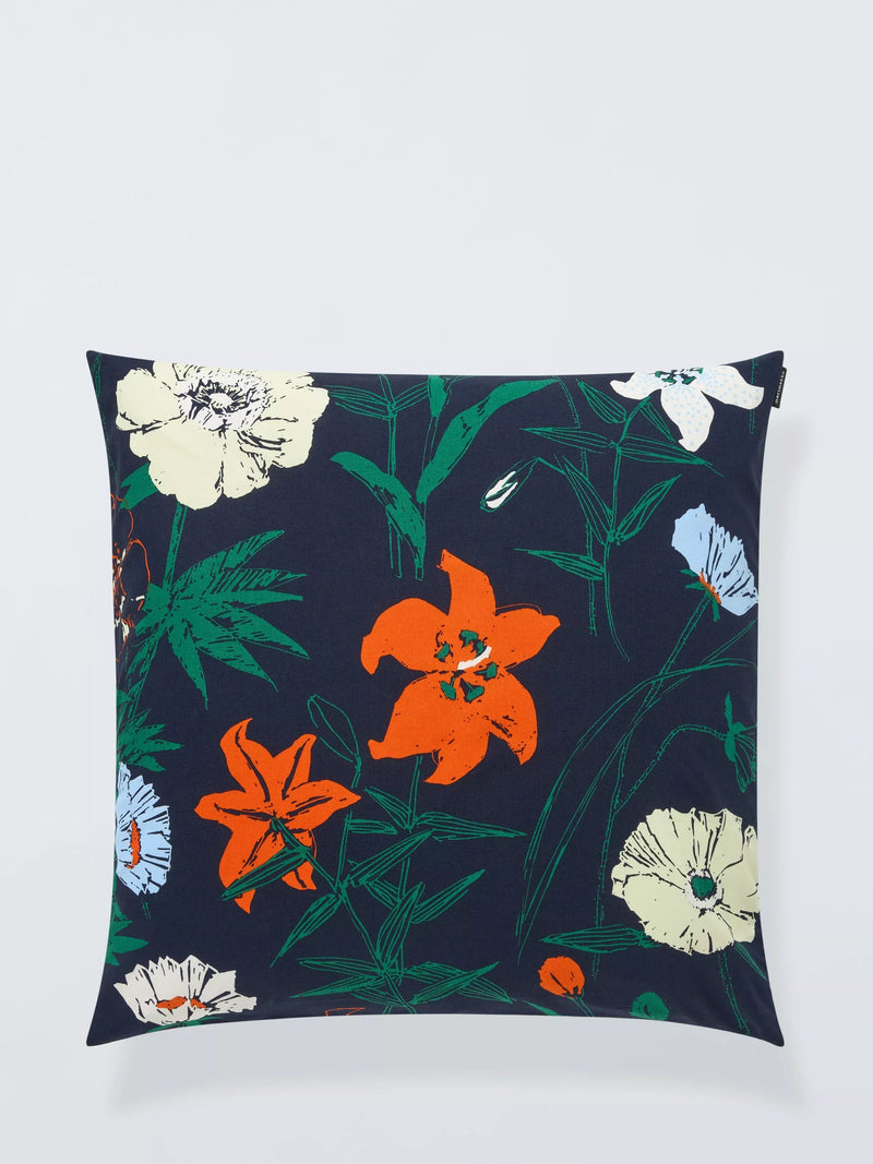 Marimekko Perenna cushion navy 50x50cm, imported from the UK