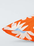 Marimekko cushion cover Rakastaa orange floral 50x50cm, imported from the UK