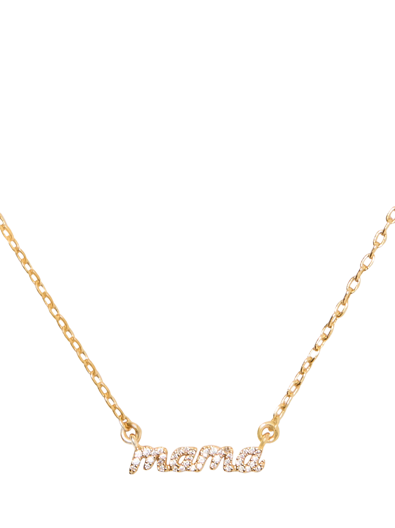 Kate Spade Mama Necklace in gold tone (British brand)