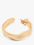 kate spade new york sculptural hoop earrings gold toned, UK version