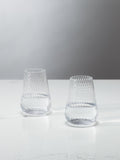 Vera Wang Swirl crystal highball glasses set of 2 440ml, imported from the UK