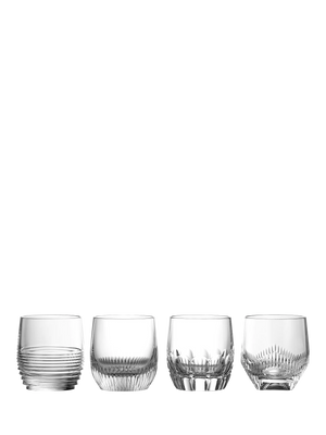Crystal Cut Glass Tumbler for Cocktails and Spirits, 260ml, Clear