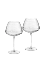John Lewis Vera Wang Swirl Crystal Red Wine Glasses, Set of 2, 690ml- Buy online at McGrocer