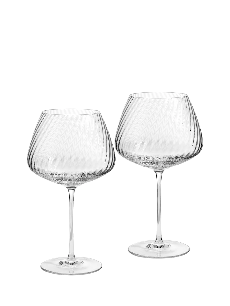 Vera Wang Swirl crystal wine glasses set of 2 690ml, UK version