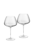 Vera Wang Swirl crystal wine glasses set of 2 690ml, UK version