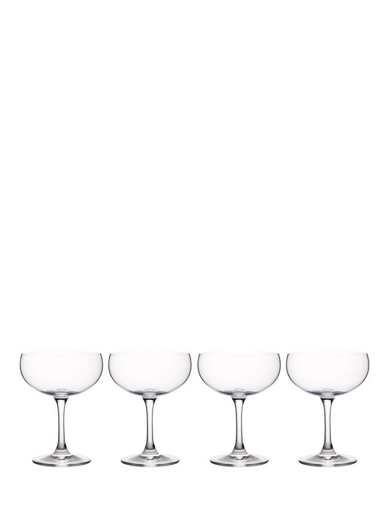Waterford crystal clear coupe cocktail glass set of 4, 280ml (British brand)