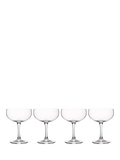 Waterford crystal clear coupe cocktail glass set of 4, 280ml (British brand)