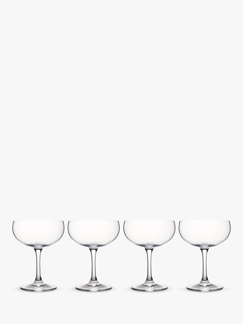 Waterford crystal clear coupe cocktail glass set of 4, 280ml (British brand)