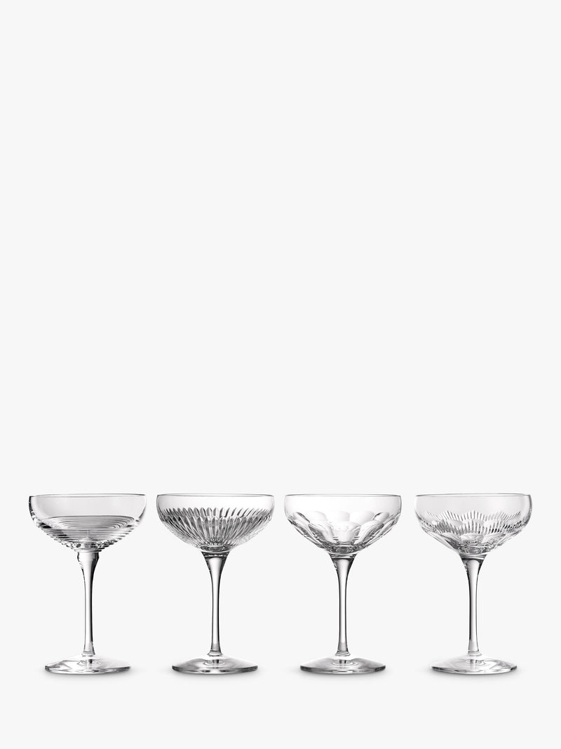Waterford Crystal coupe cocktail glasses 280ml set (British brand)