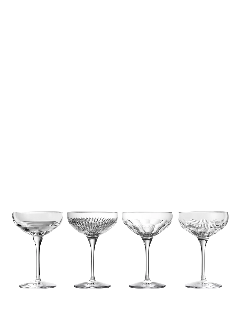 Waterford Crystal coupe cocktail glasses 280ml set (British brand)