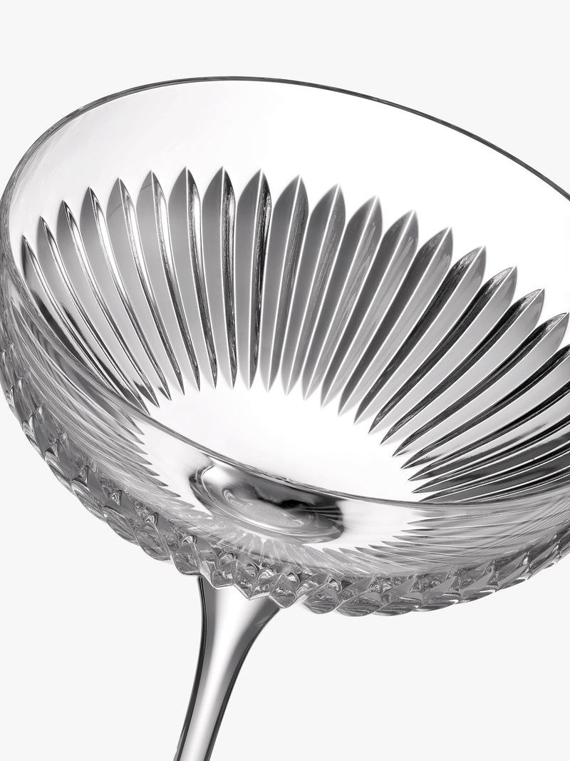 Waterford Crystal coupe cocktail glasses 280ml set (British brand)
