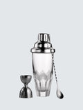 Waterford Crystal Mixology Cut Glass Cocktail Shaker Set 3 Piece 710Ml Clear