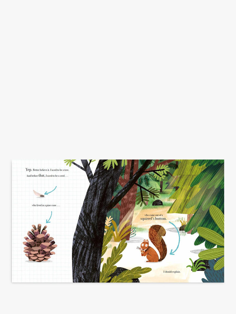 Nosy Crow picture book Once I Was a Tree hardback (British brand)