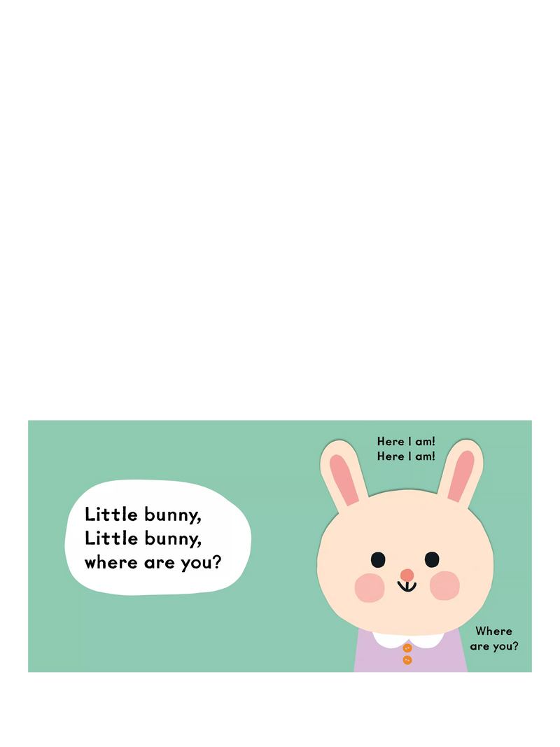 Nosy Crow Little Bunny board book with mirror flaps (British brand)