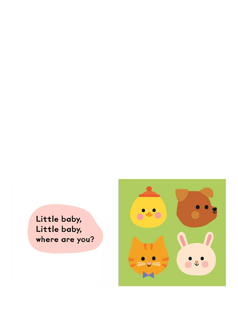 Nosy Crow Little Bunny board book with mirror flaps (British brand)