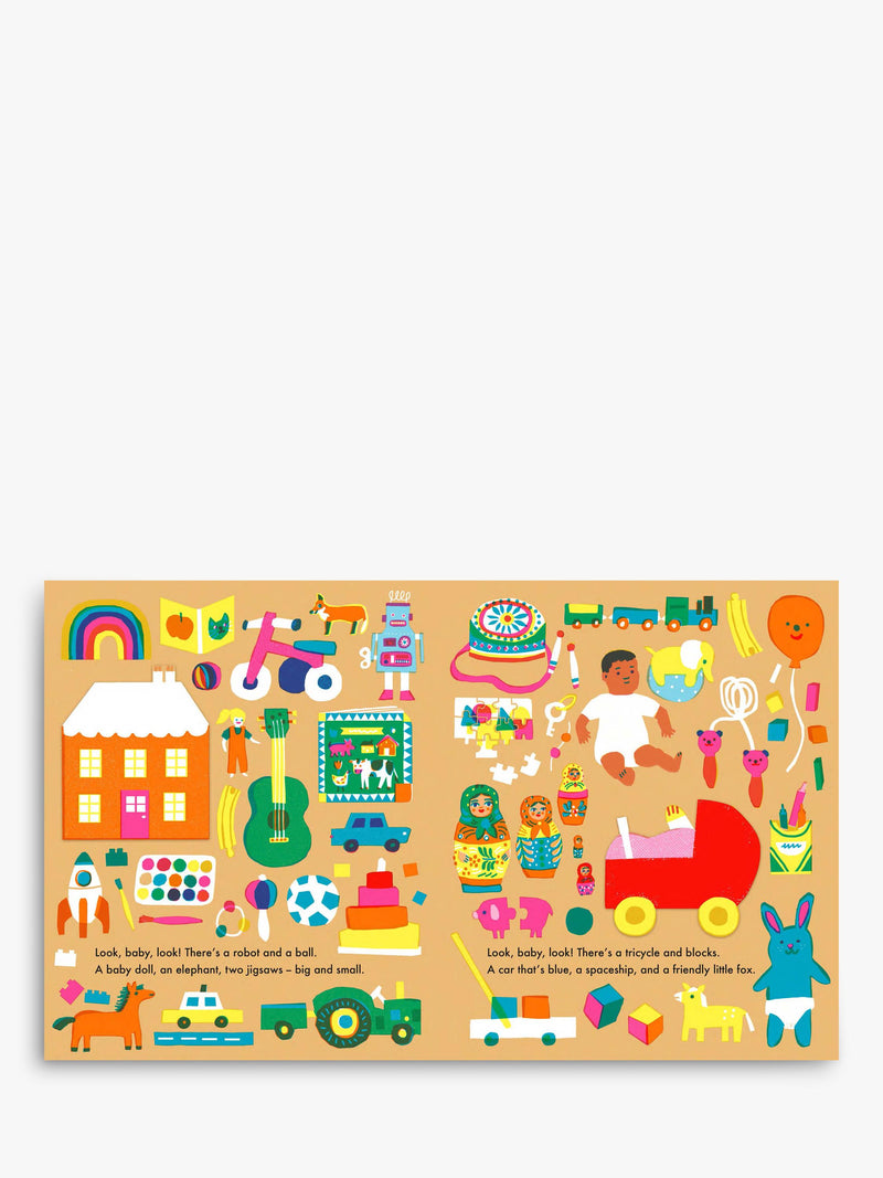 Nosy Crow baby board book with lift-the-flap, imported from the UK