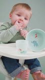 Done by Deer First Meal Bowl Spoon Mug Set - British product
