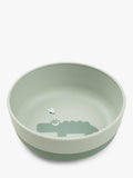 Done by Deer Foodie Croc anti-slip bowl in green - British product