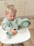 Done by Deer Foodie Croc anti-slip bowl in green - British product