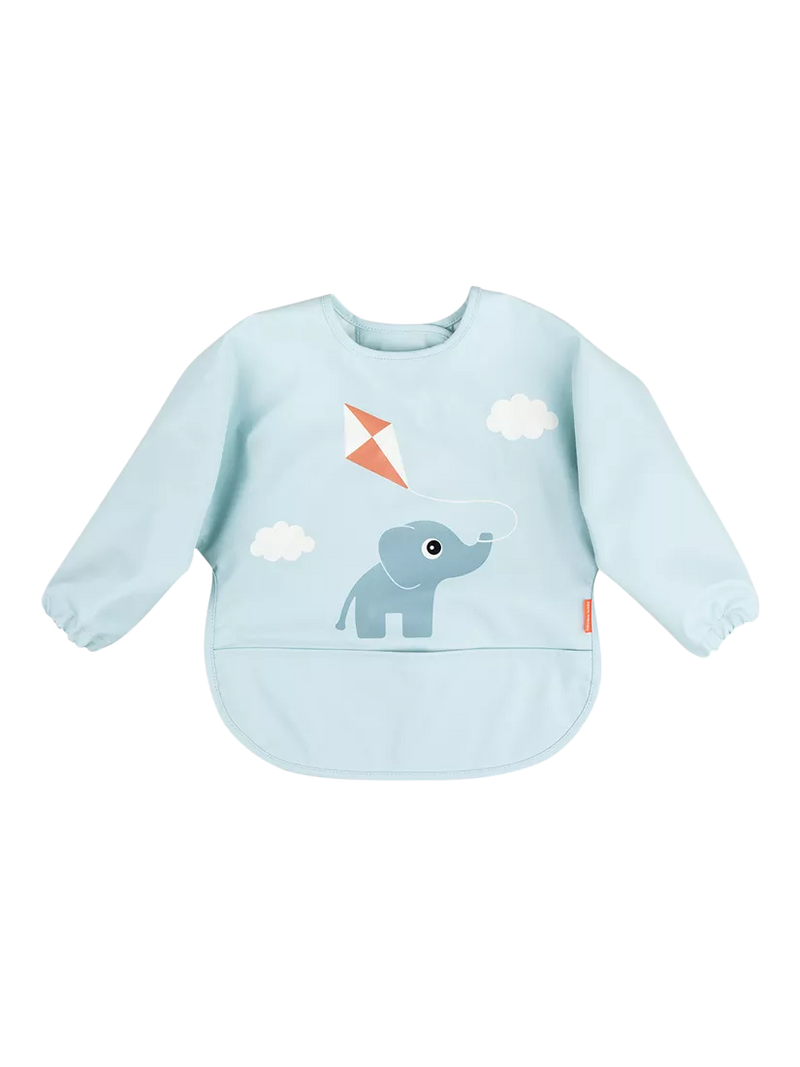 Done by Deer Long Sleeve Pocket Bib Elphee Motif - British product