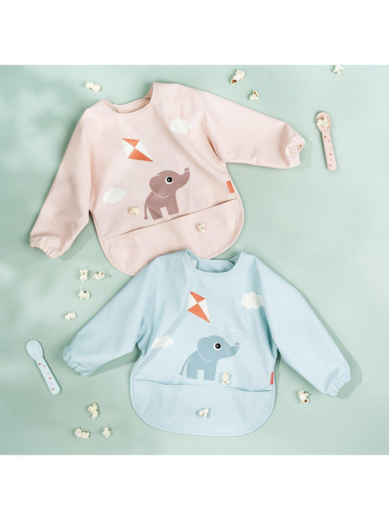 Done by Deer Long Sleeve Pocket Bib Elphee Motif - British product