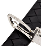 Bottega Veneta leather Intrecciato belt, imported from the UK