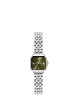 John Lewis Olivia Burton Grosvenor Mini Bracelet Strap Watch, Green/Silver, 20mm- Buy online at McGrocer