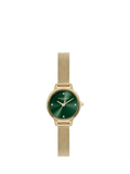 Olivia Burton Women's Mini Classics Crystal Mesh Bracelet Strap Watch