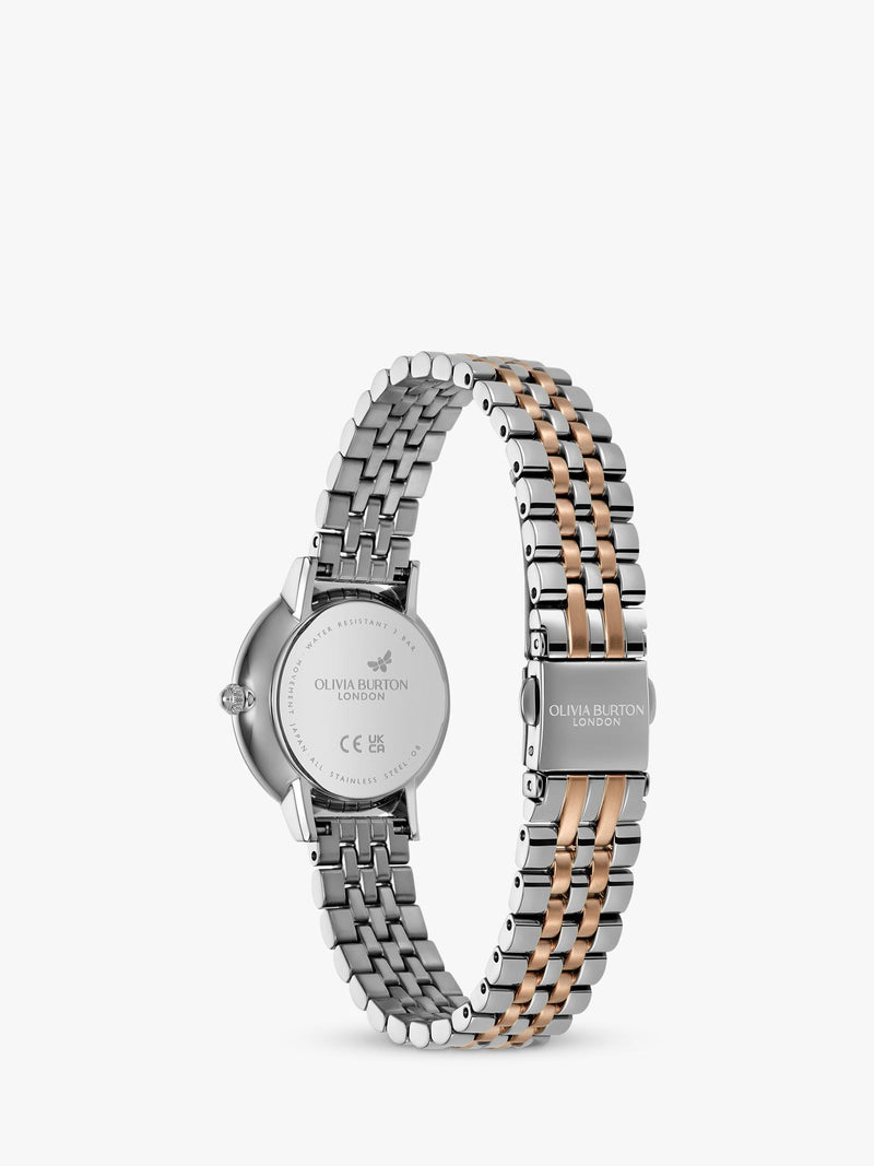 Olivia Burton honeycomb dial bracelet watch 28mm, imported from the UK