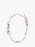 Olivia Burton ultra slim honeycomb watch pink leather strap (British brand)