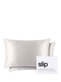 Slip pure silk queen pillowcases white (British brand)