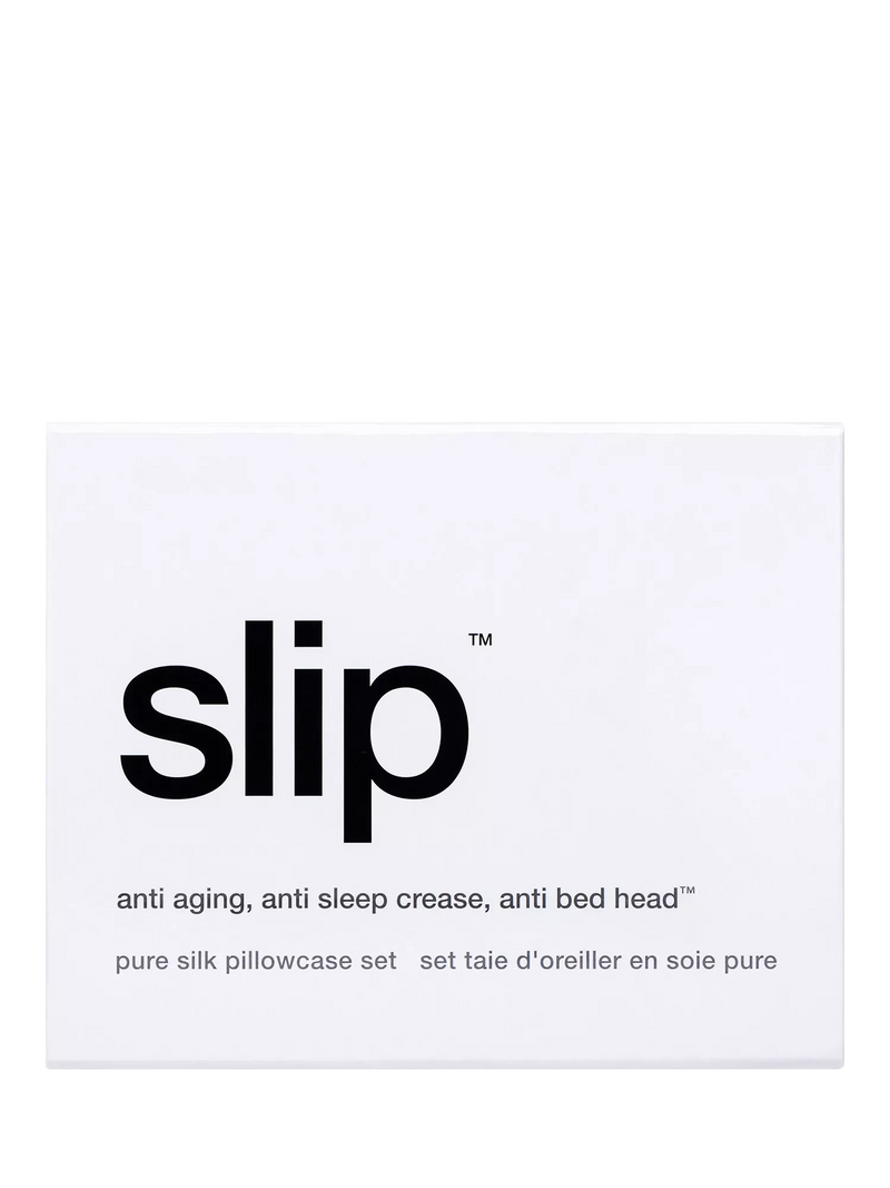 Slip pure silk queen pillowcases white (British brand)