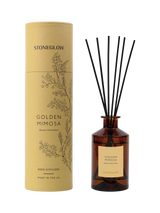 John Lewis Stoneglow Golden Mimosa Floral Reed Diffuser 160ml- Buy online at McGrocer