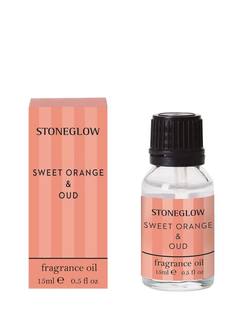 Stoneglow Sweet Orange & Oud fragrance oil 15ml, UK version
