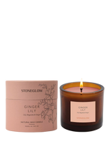 John Lewis Stoneglow Ginger Lily Scented Candle 210g- Buy online at McGrocer