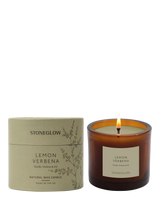 John Lewis Stoneglow Lemon Verbena Scented Candle, 210g- Buy online at McGrocer
