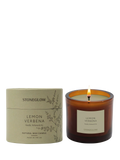 Stoneglow lemon verbena scented candle 210g, imported from the UK