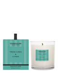 Stoneglow Linen & Citrus scented candle 200g (British brand)