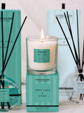 Stoneglow Linen & Citrus scented candle 200g (British brand)
