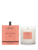 John Lewis Stoneglow Sweet Orange & Oud Scented Candle 200g- Buy online at McGrocer