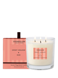 Stoneglow Orange Oud 3 wick scented candle 760g, UK version