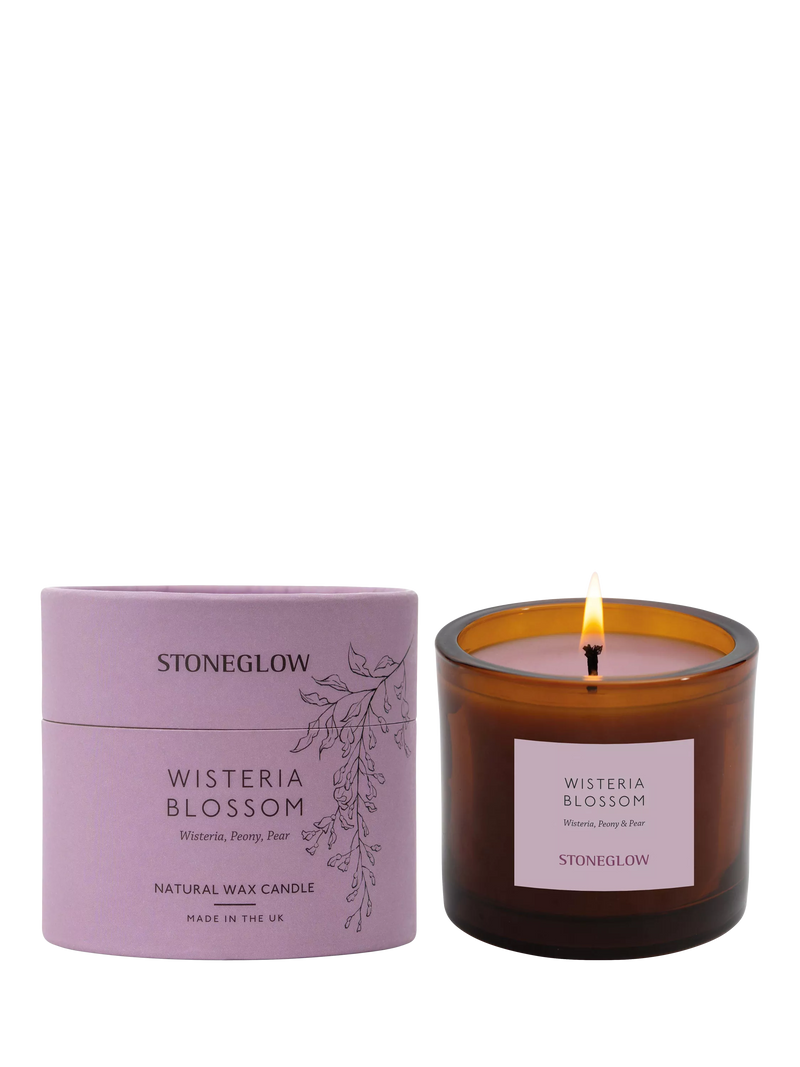 Stoneglow Wisteria Bloom scented candle 210g, UK version