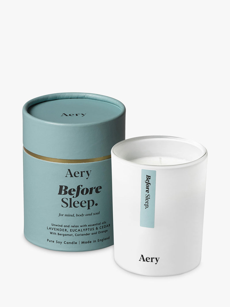 Before Sleep Scented Candle 200g with Lavender and Cedar