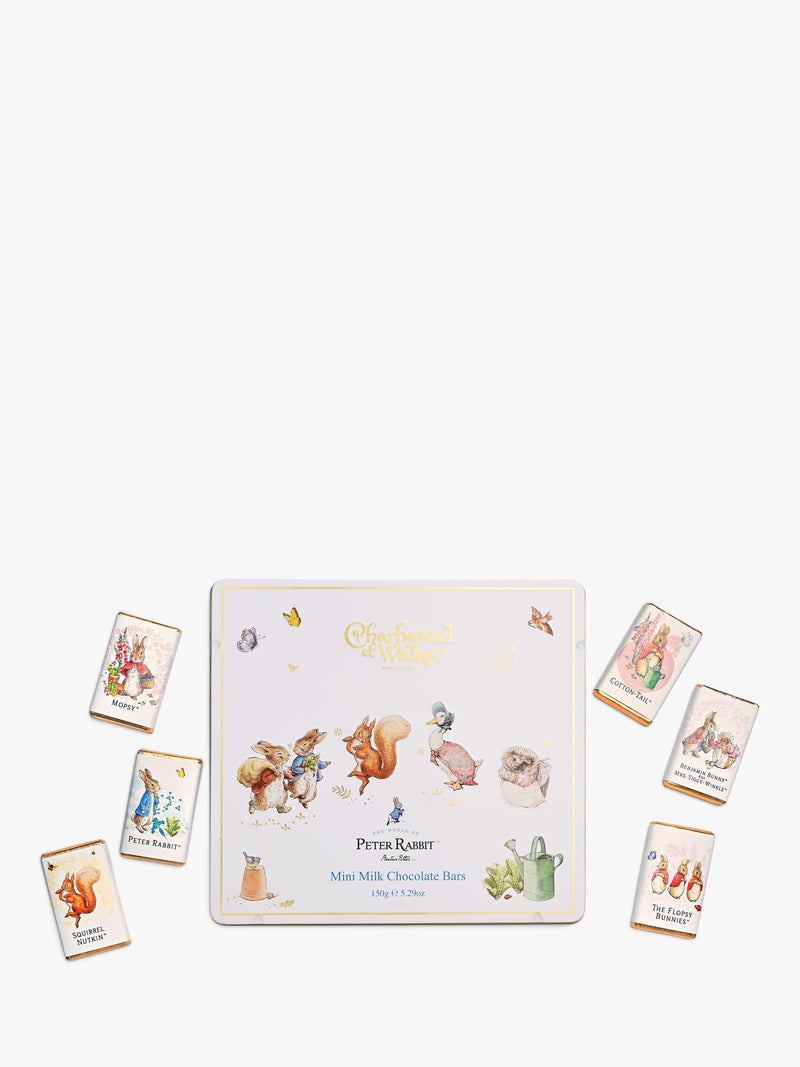 Charbonnel et Walker Peter Rabbit milk chocolate tin 150g (British brand)