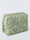 John Lewis Sanderson Tamizart wash bag green British brand